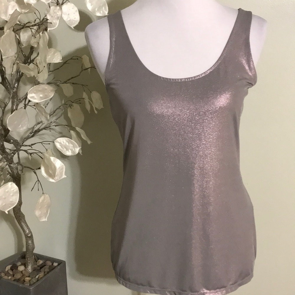 ARMANI EXCHANGE METALLIC TANK TOP